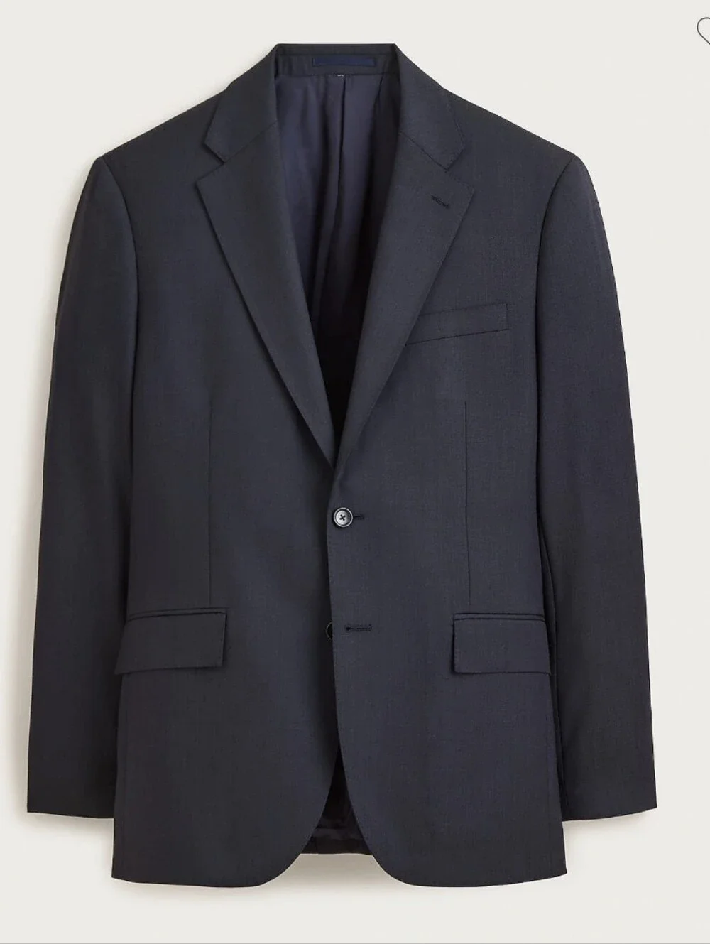 J Crew Crosby Classic-fit suit jacket in Italian wool BM161 Size 40R Navy $550